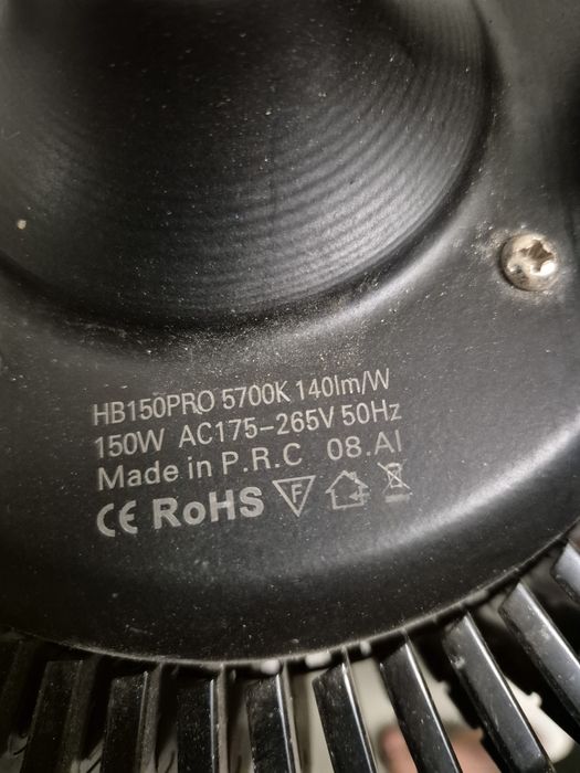 Projetor Led 150W 5700K com Campânula