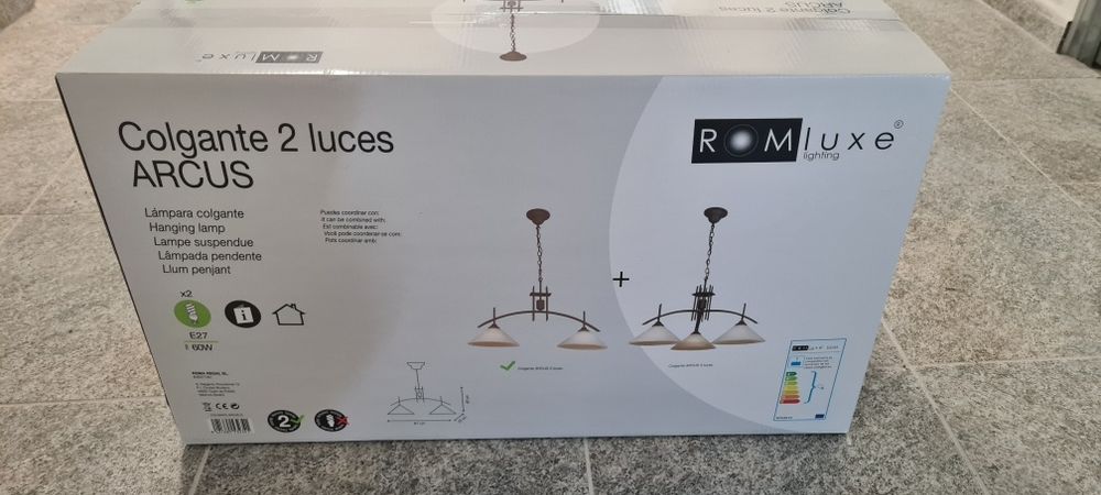 Candeeiro suspenso  ARCUS 2 luzes