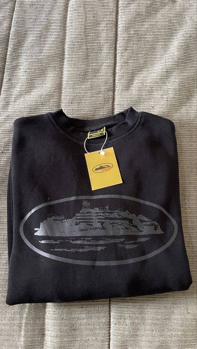 Corteiz Sweat Triple Black – Tamanho S, Novo com Fatura