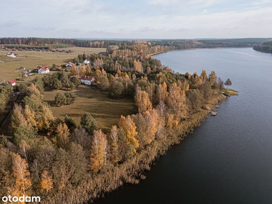 Dom z własną linią brzegową jeziora. MAZURY