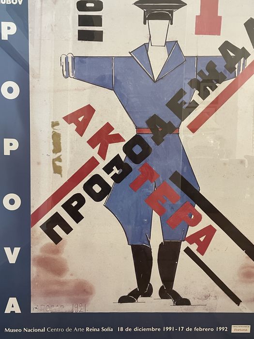 Cartaz original do Museu Rainha Sofia