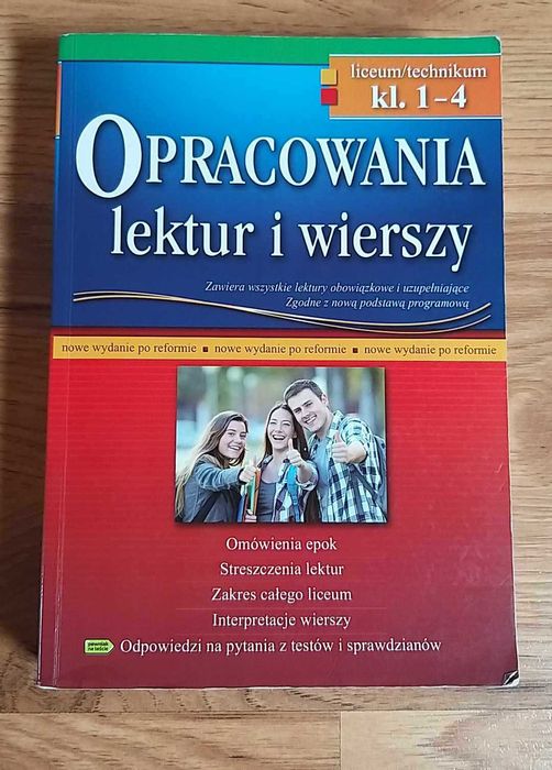 Opracowania lektur i wierszy