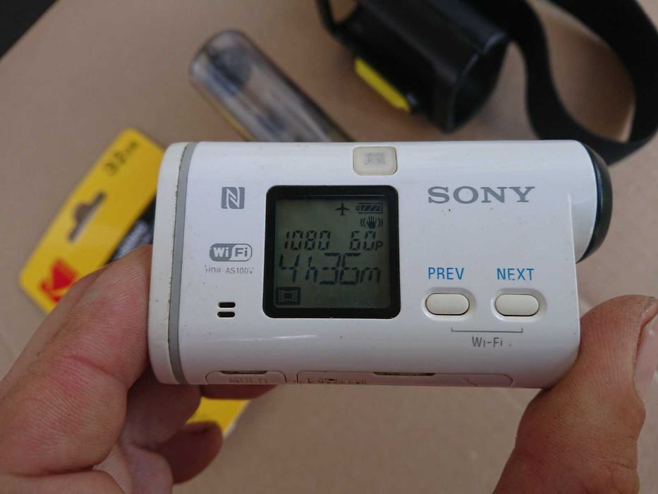Екшен Камера Sony HDR AS-100V Бокс Крепление на голову