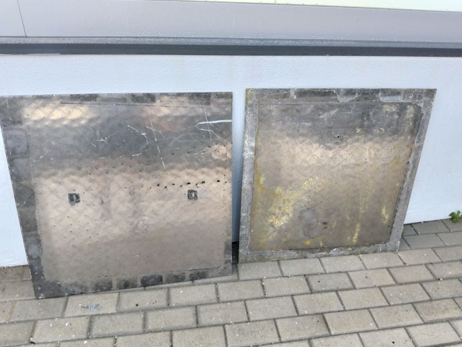 Tampas aço galvanizado 80x80