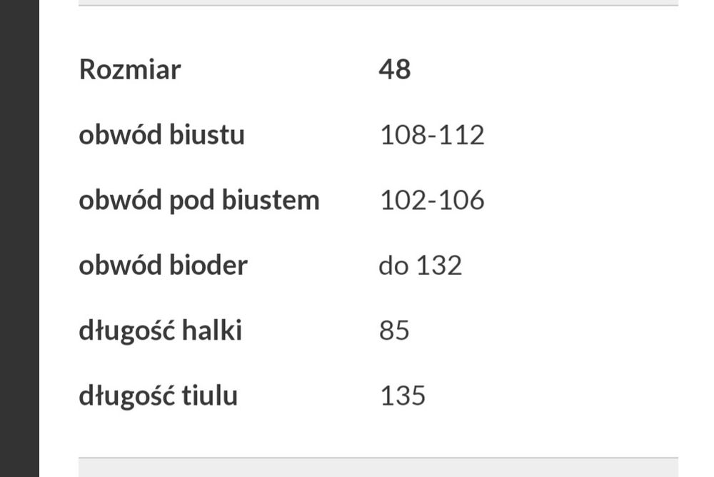 Sukienka rozm.48