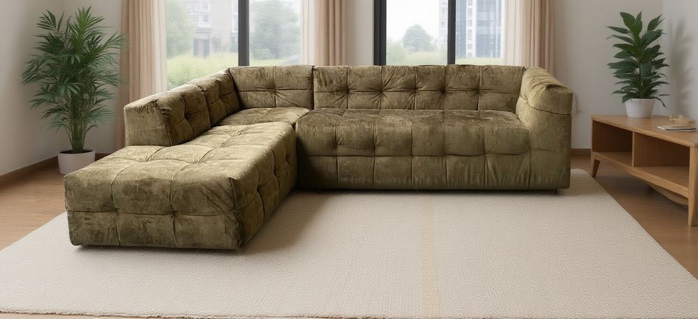 Kanapa zielona 230x300x98