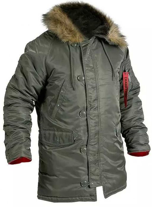 Чоловіча куртка Аляска Slim Fit  N-3B Chamelion