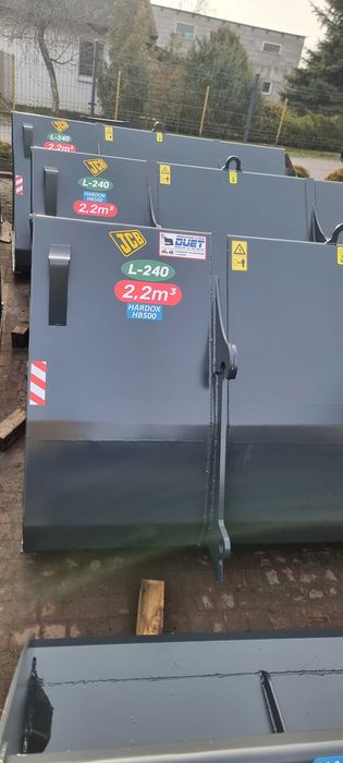 łyżka szufla łopata dieci manitou 2,2m3 objętościowa jcb jlg case 526