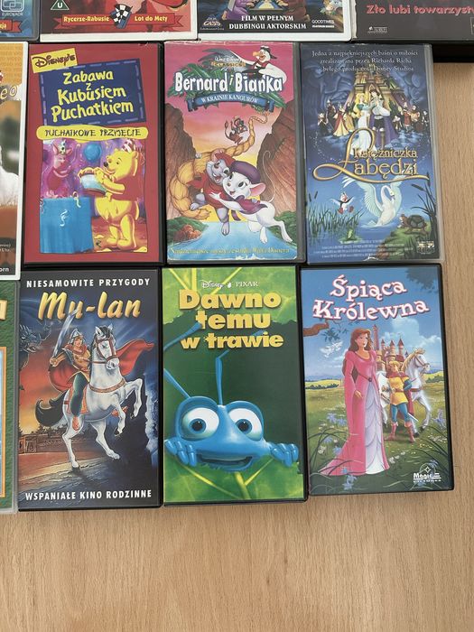Bajki kasety VHS 11 szt.