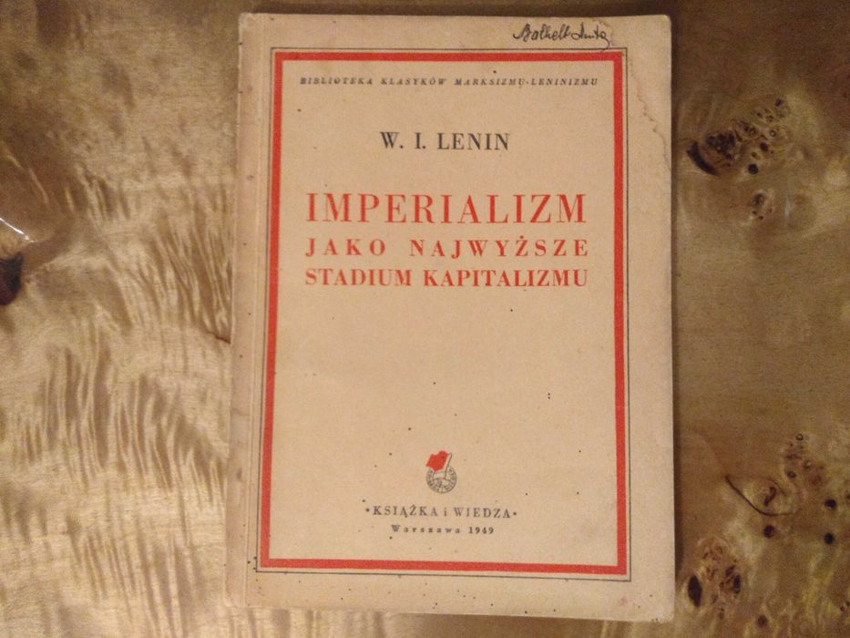 Stara Książka LENIN 1949 IMPERIALIZM Jako Najwyższe Stadium Kapitalizm