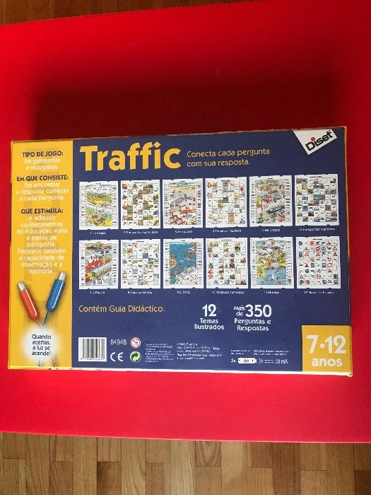 2 Jogos Electron - Traffic NOVO C/ PELÍCULA + Conhece o Teu Corpo