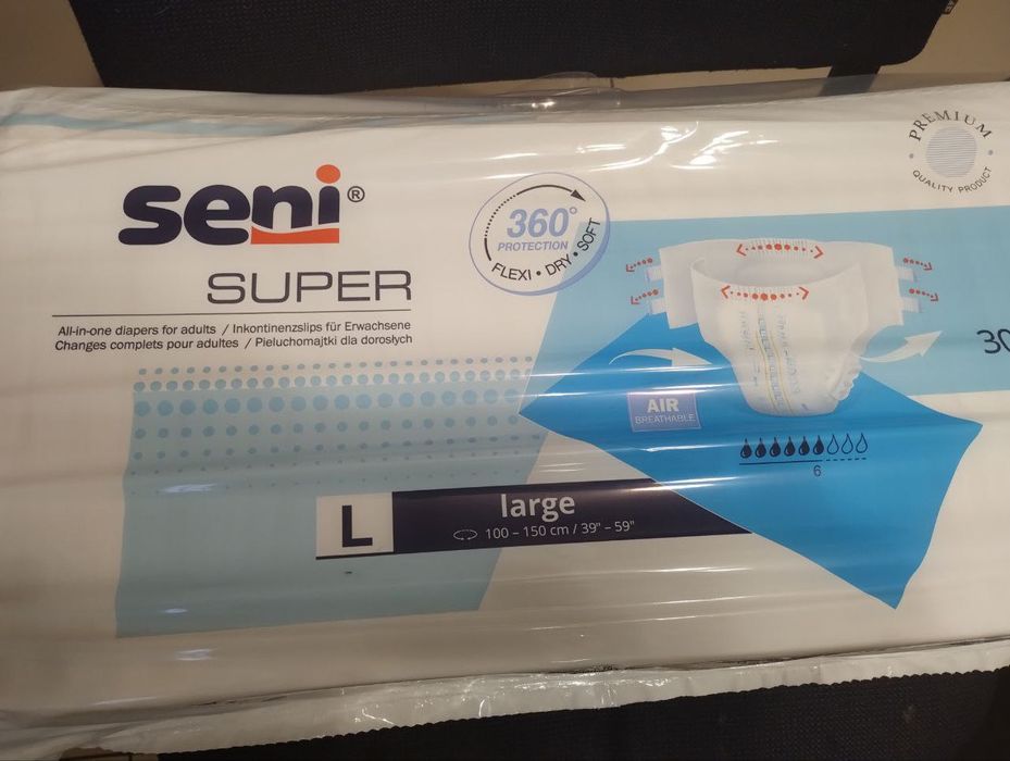 Памперсы для взрослых Super Seni Large Размер 3