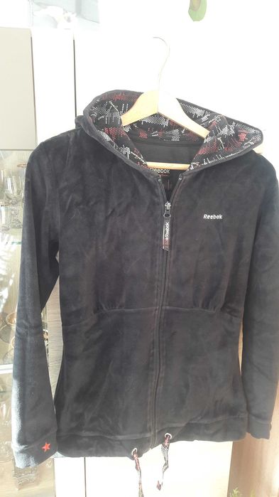Bluza Reebok czarna welurowa
