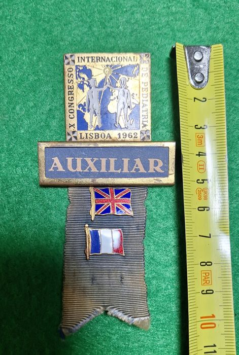 Congresso pediatria medalha pendente insignia