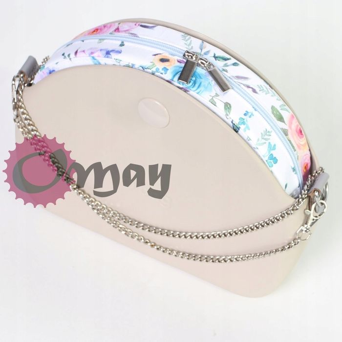 organizer OBAG MOON LIGHT róże pastelowe błekit wkład 2 kieszenie OMAY