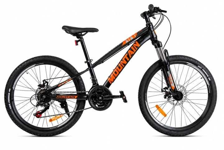 ROWER GÓRSKI MTB 24 CALI na komunie amortyzajca HAMULCE TARCZOWE 130-145cm