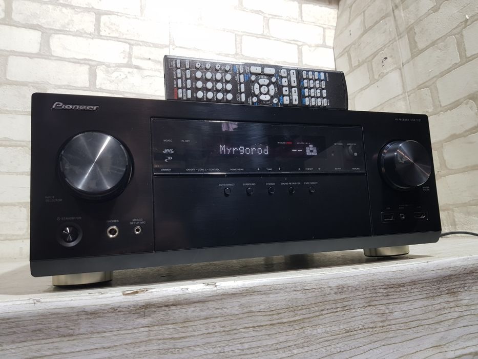 7.2 AV ресивер PIONEER VSX-1131., *7x100 Вт, HDMI, Wi-Fi, Bluetooth
