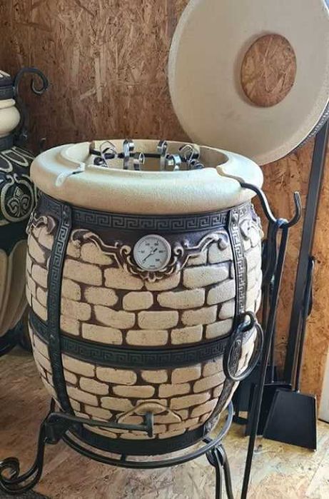 Tandoor 65L „Cegła” | Ręcznie Wykonany Piec Szamotowy do Grilla