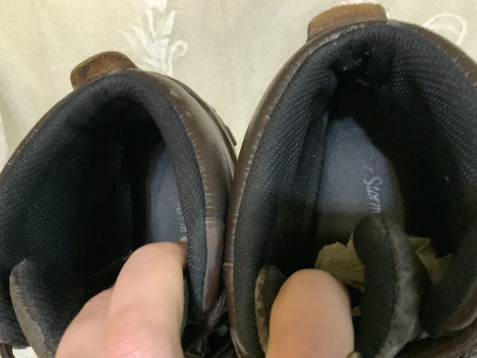 Кожаные теплые зимние ботинки Peter Storm. Размер 45, стелька 29.5 см