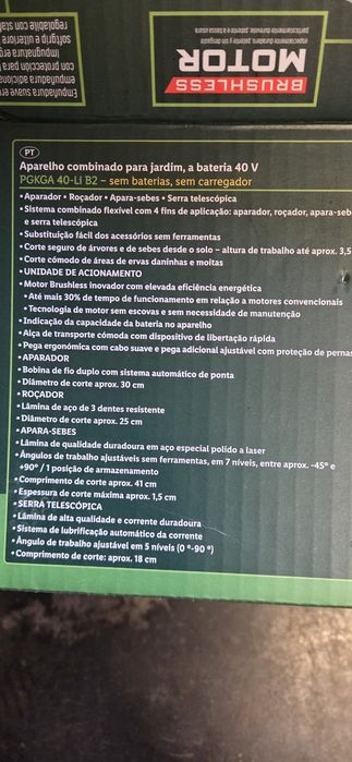 Multi ferramentas Parkside a bateria