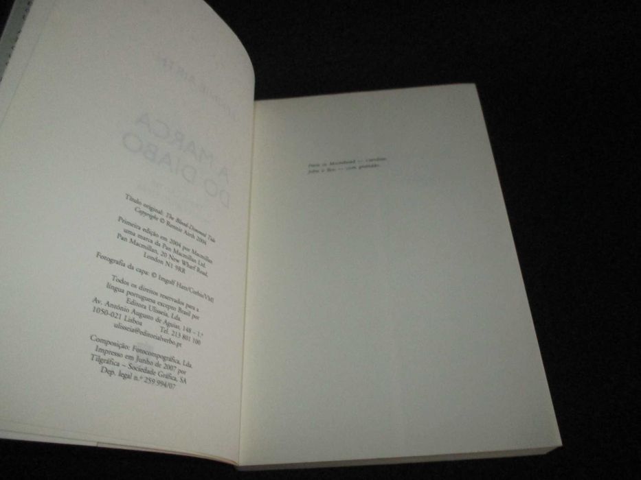 Livro A Marca do Diabo Rennie Airth Parque das Nações • OLX.pt