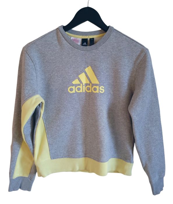 Szaro-żółta bluza – adidas – 164 cm