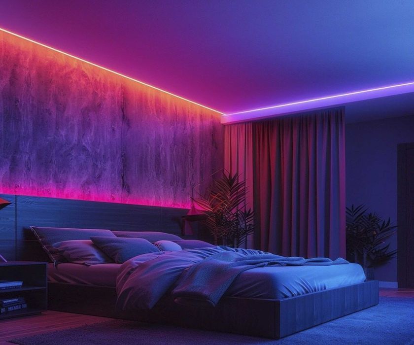 Адресна RGB стрічка Smart WS2811 / WS2815 12v, 30, 60Led/m, IP30 black