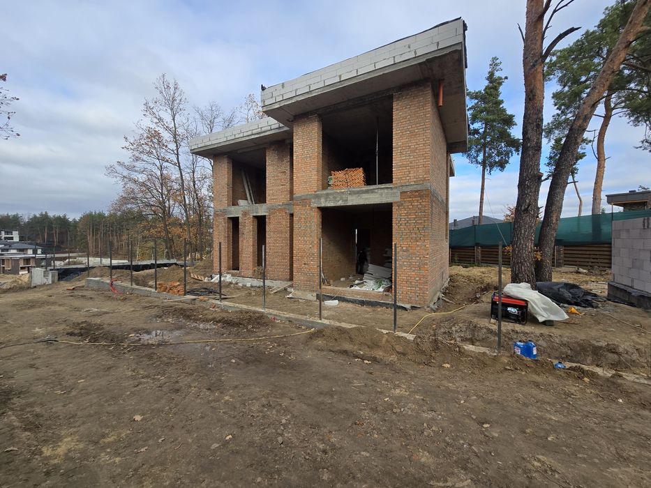 Будинок 290 м2 ліс панорама басейн сауна цоколь містечко с. Ходосівка