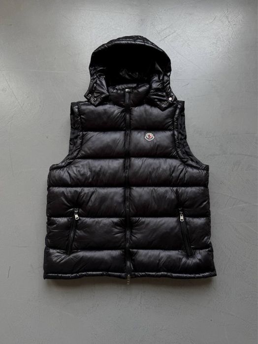 Moncler Жилетка чорна БЕЗ ПРЕДОПЛАТ.