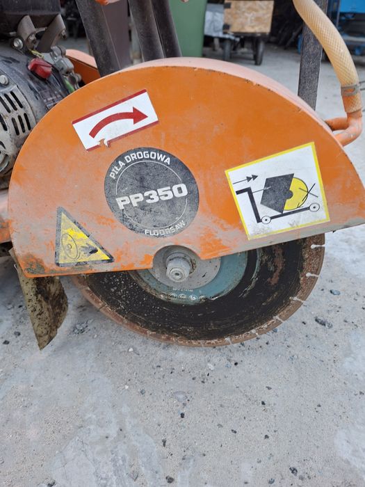 Piła do betonu spalinowa z wózkiem