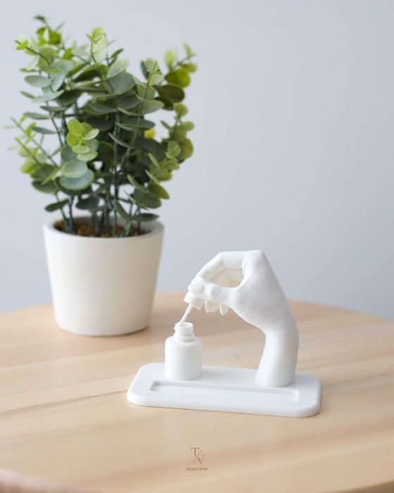 Suporte para Cartões de Visita de Manicure