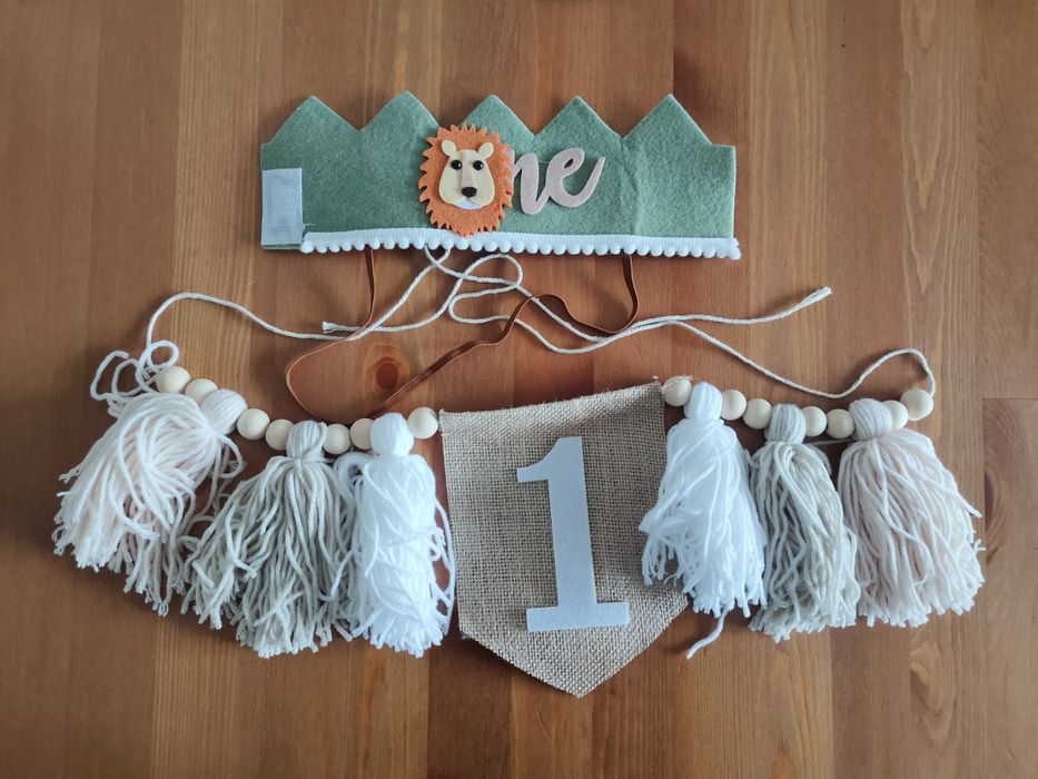 Dekoracje na roczek Safari