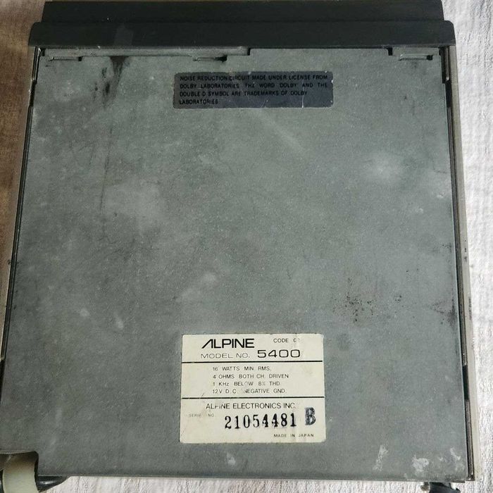 Винтажный кассетный автомобильный плеер Alpine 5400: 4 500 грн ...