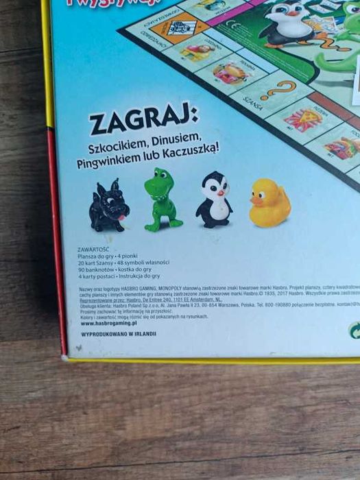 Monopoly Junior gra planszowa Hasbro moje pierwsze Monopoly