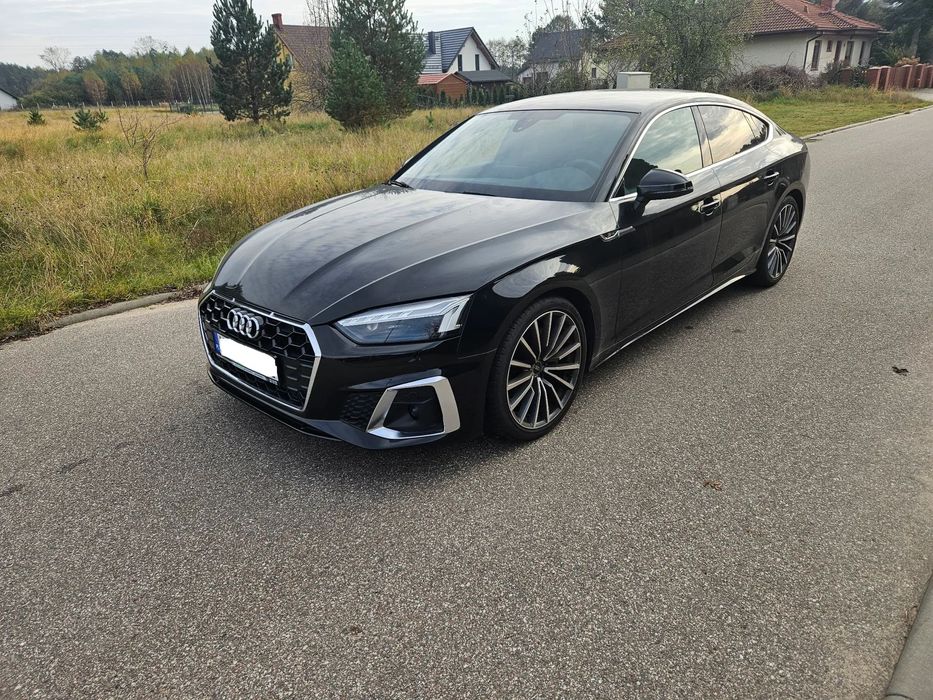 Audi A5 Sportback 2021r, 2.0 TFSI, S-line, automat, 204 KM