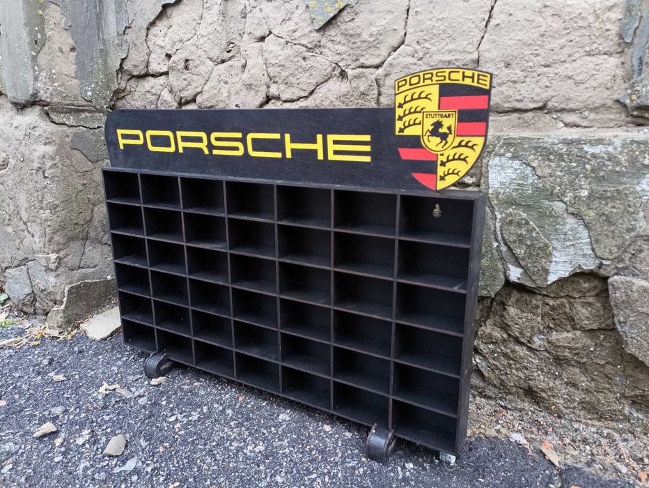 Поличка для моделей авто Porche масштабом 1:64 дісплей Hot Wheels