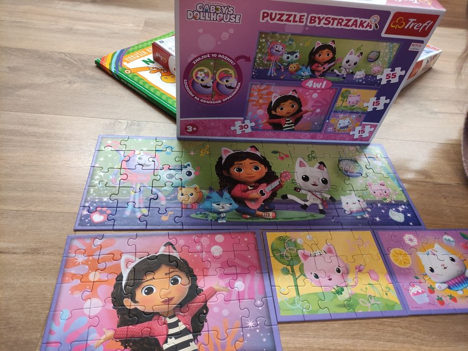 Puzzle 3+ Koci domek Gabi