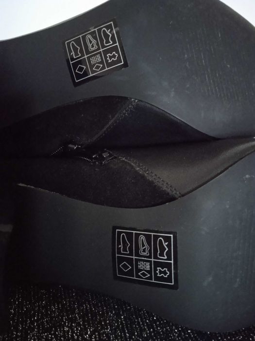 CLARKS botki półbuty, skórka ocieplone, zgrabne, suwak, stan lux