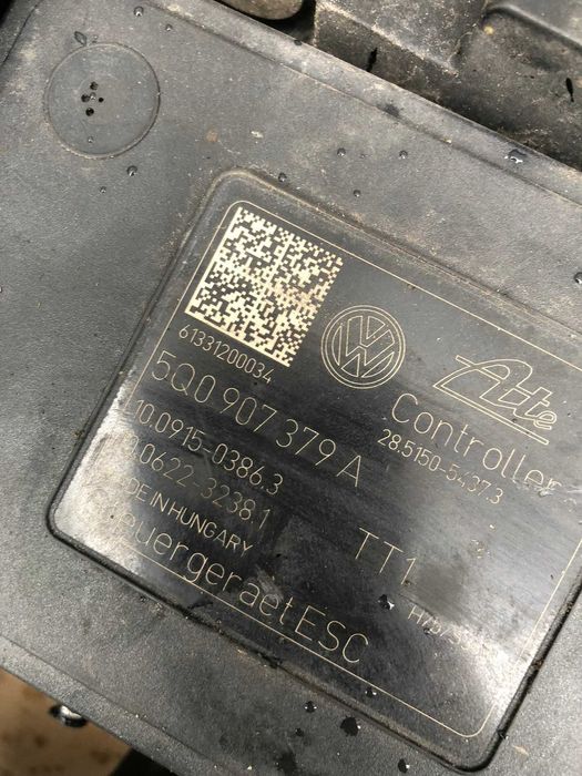 Блок ABS ESP 5Q0 3Q0 VAG Volkswagen Skoda Audi