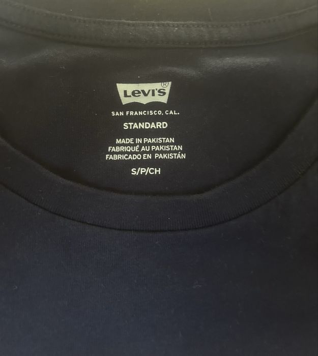 T Shirt Levi’s Azul Original | Nova Com Etiqueta | Oportunidade