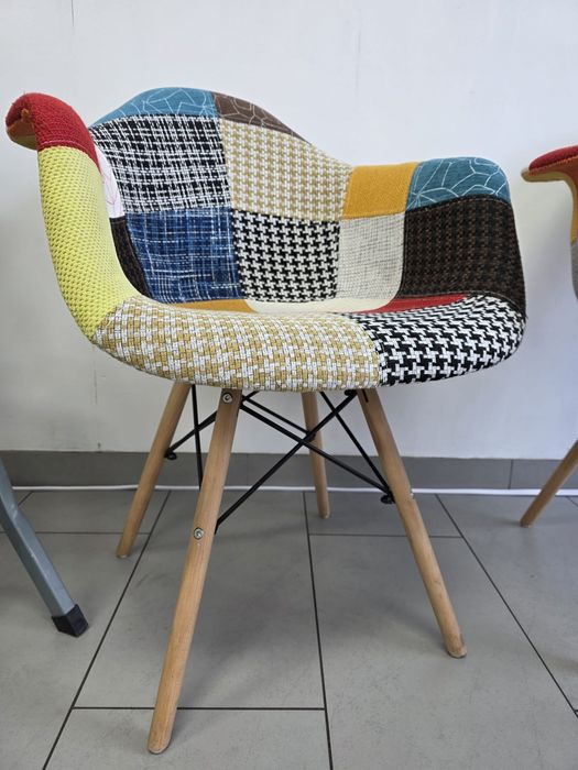 Krzesła patchwork