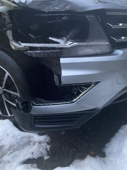 Бампер tiguan 2 передній колір lb7s