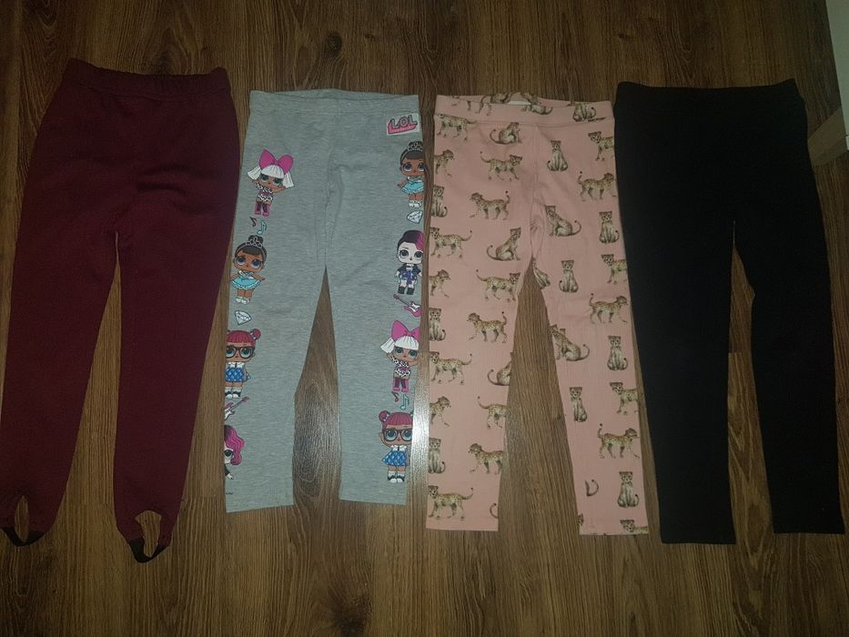 Zestaw ubrań dla dziewczynki 110/116  jesienno zimowe