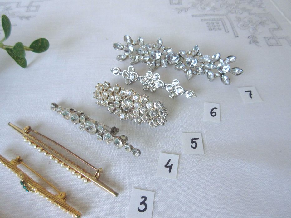 Stara biżuteria broszki lata 80