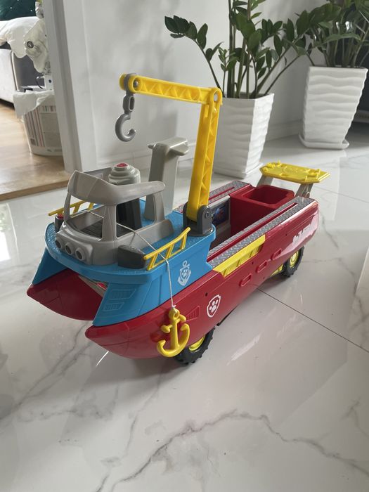 Duża łódź statek Psi Patrol paw patrol