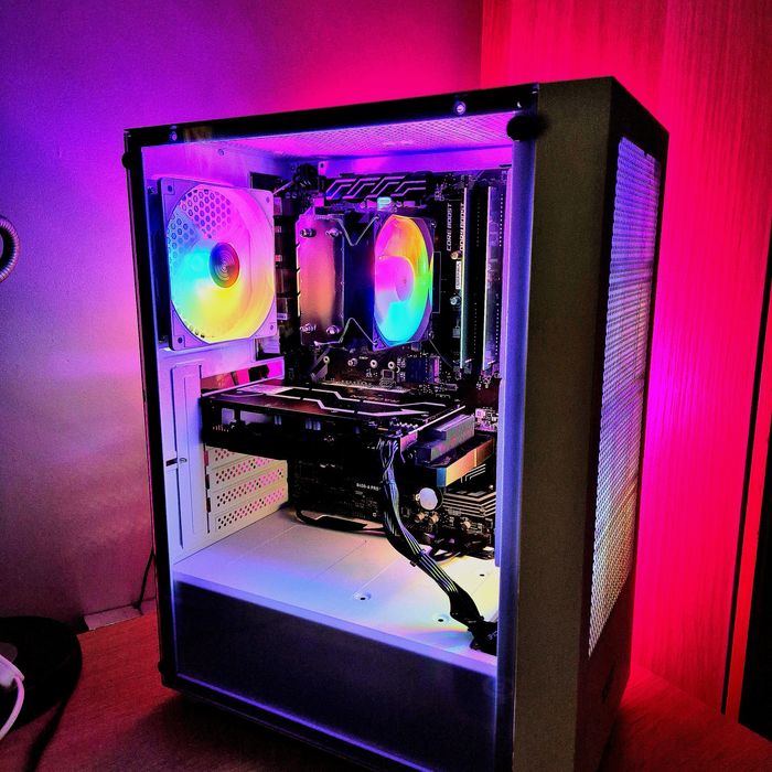 Komputer RX6600XT/Rtx3060ti/R5 5500/16gb ram/Gamingowy Okazja Gwarancj