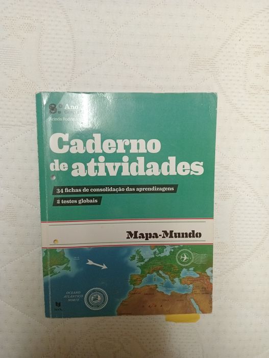 Mapa- mundo 8⁰ ano  caderno de atividades