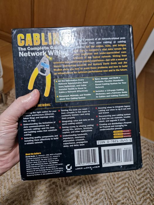 Livro Cabling: The Complete Guide to Network Wiring64553177352450121
