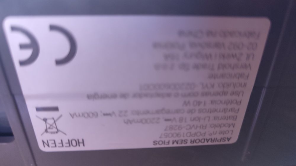 Vendo aspirador vertical marca Hoffen