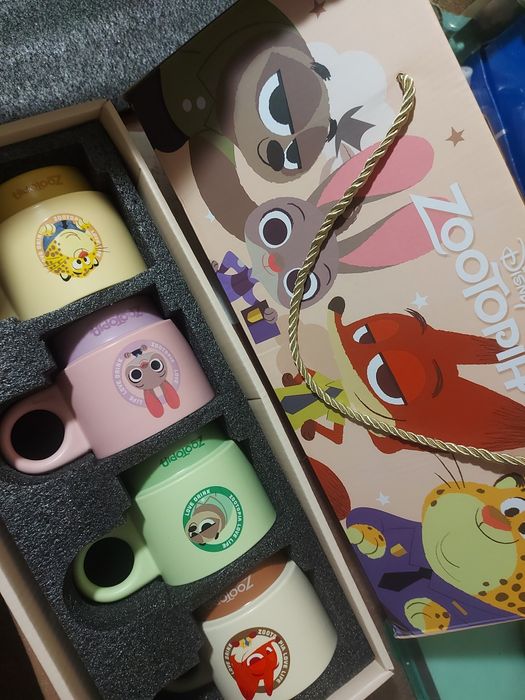 Набор чашек zootopia